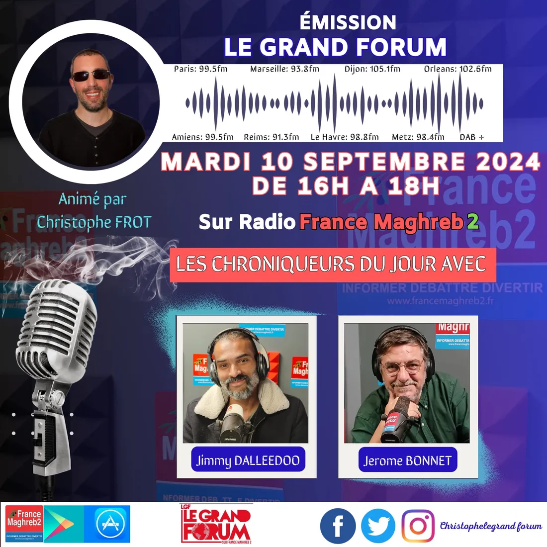 LE GRAND FORUM #LGF DU MARDI 10 SEPTEMBRE 2024