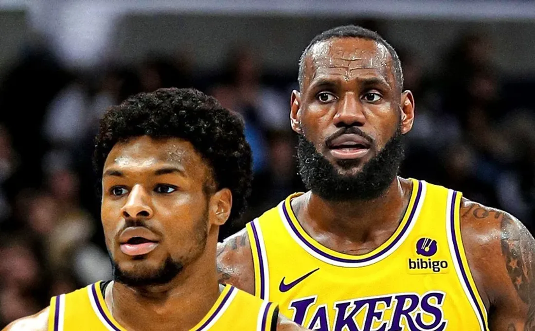 LeBron et Bronny James: un duo surréaliste sur le terrain pour la première fois
