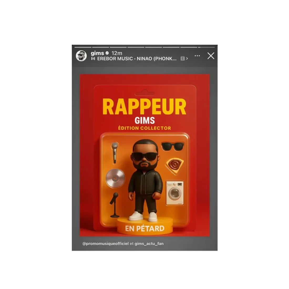 La nouvelle tendance lancée par Gims sur Instagram : créez votre figurine collector !