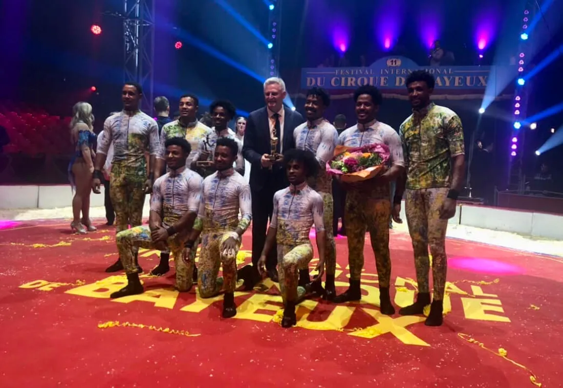 La troupe éthiopienne Addis Ababa a reçu le Loyal d'or du Festival international du cirque de Bayeux