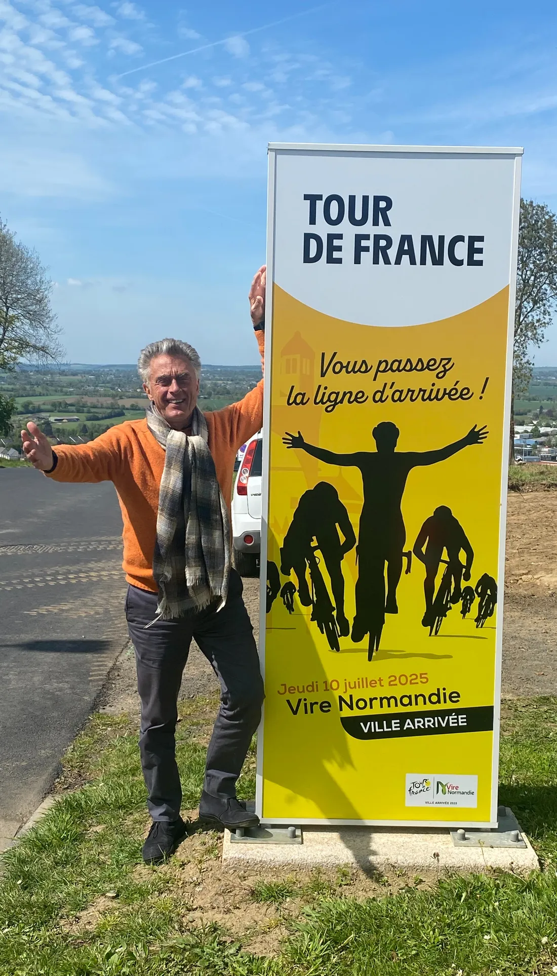 Gérard Holtz est à Vire Normandie ce vendredi. 