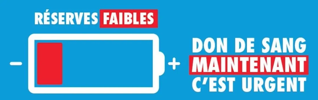 [ SANTE ] L’EFS tire la sonnette d’alarme. Appel aux dons de sang entre Noël et Jour de l'An