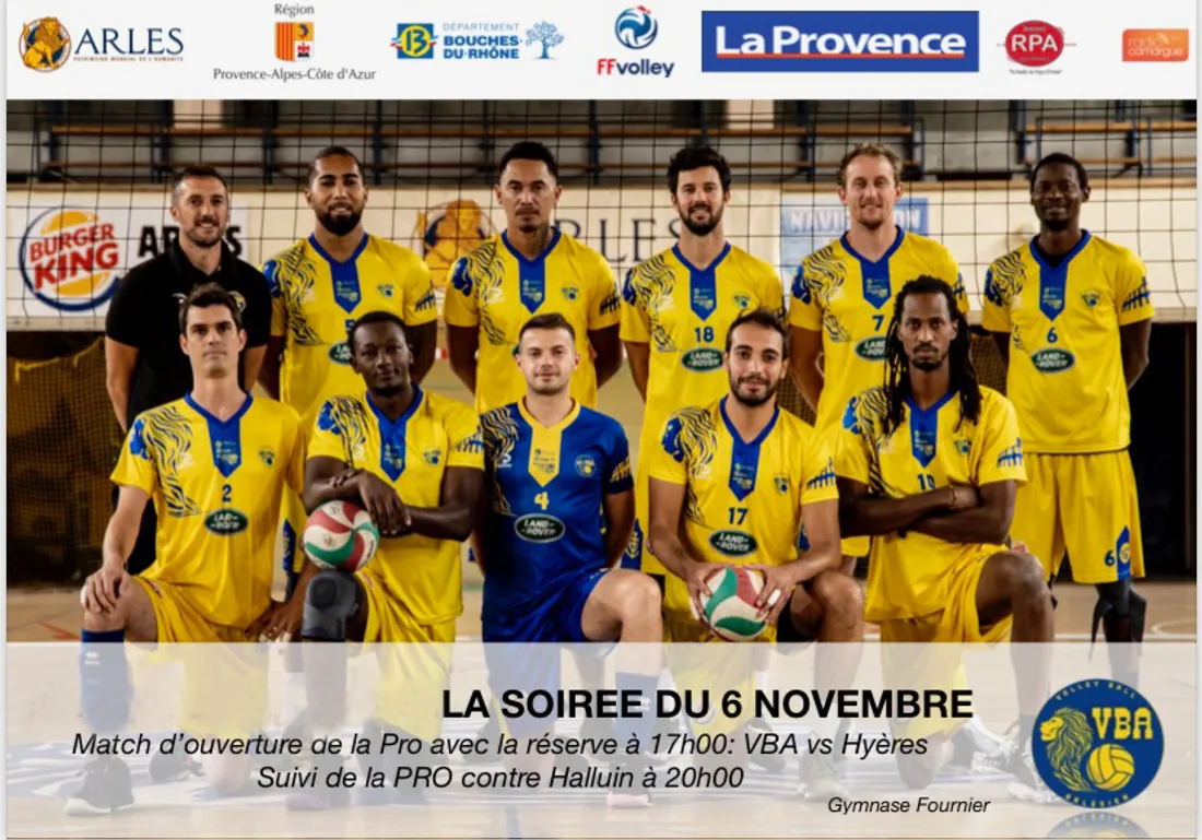 Ce week-end, on avait du volley également du côté d’Arles