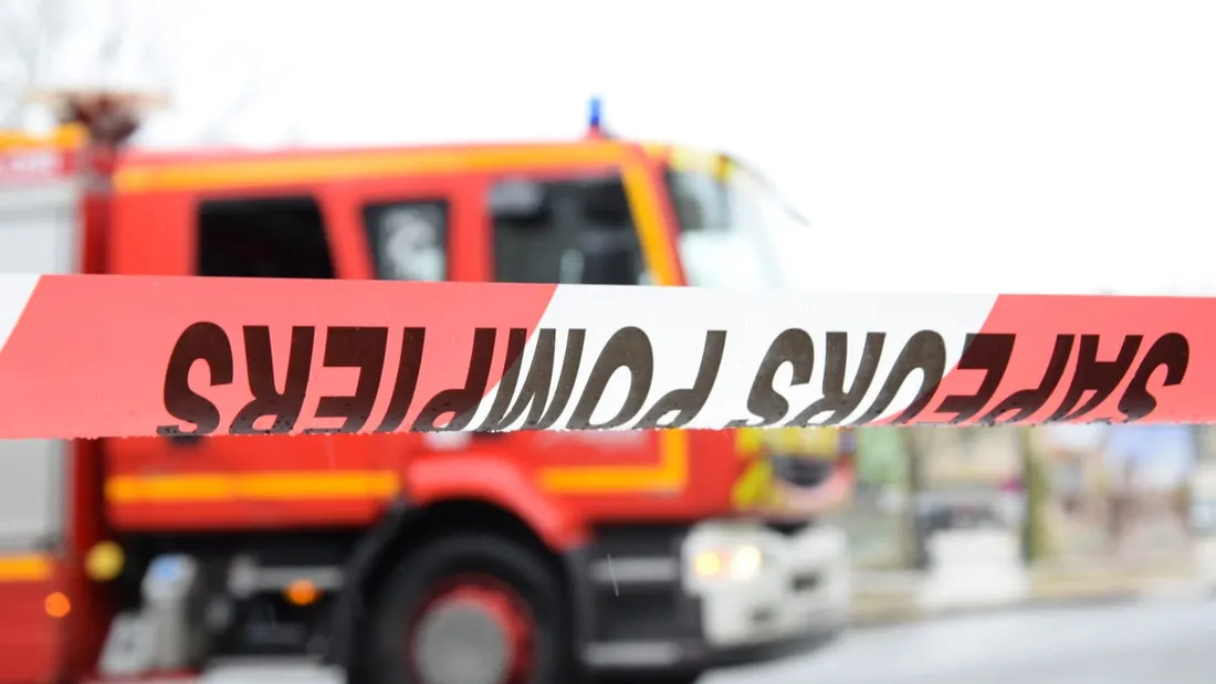 périmètre de sécurité / rubalise / pompiers