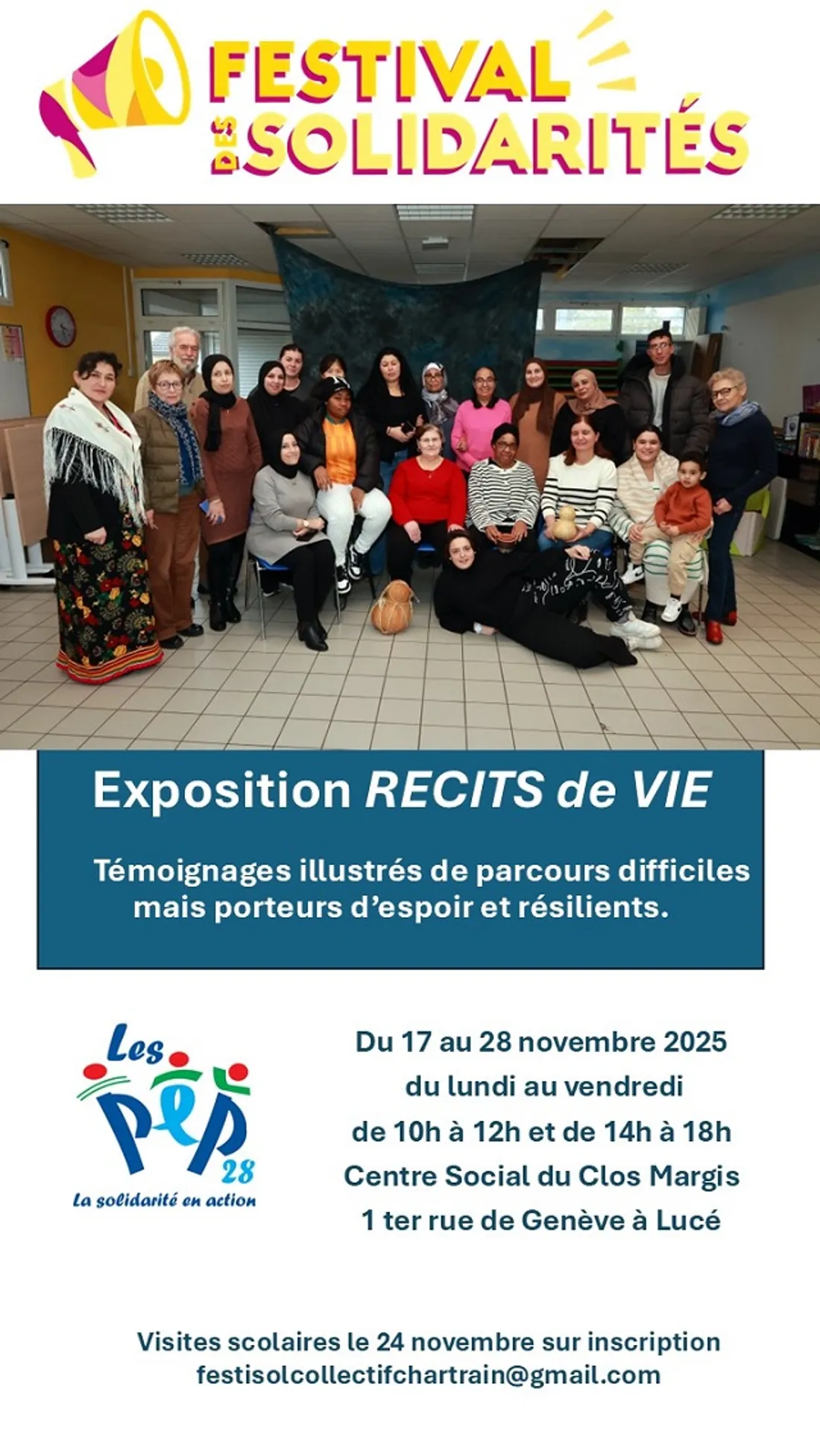 LUCÉ - Festisol : Exposition « Récits de vie »