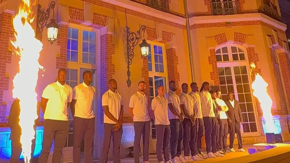 L'équipe du C'CMBM lors de la présentation au Château des Boulard devant les partenaires