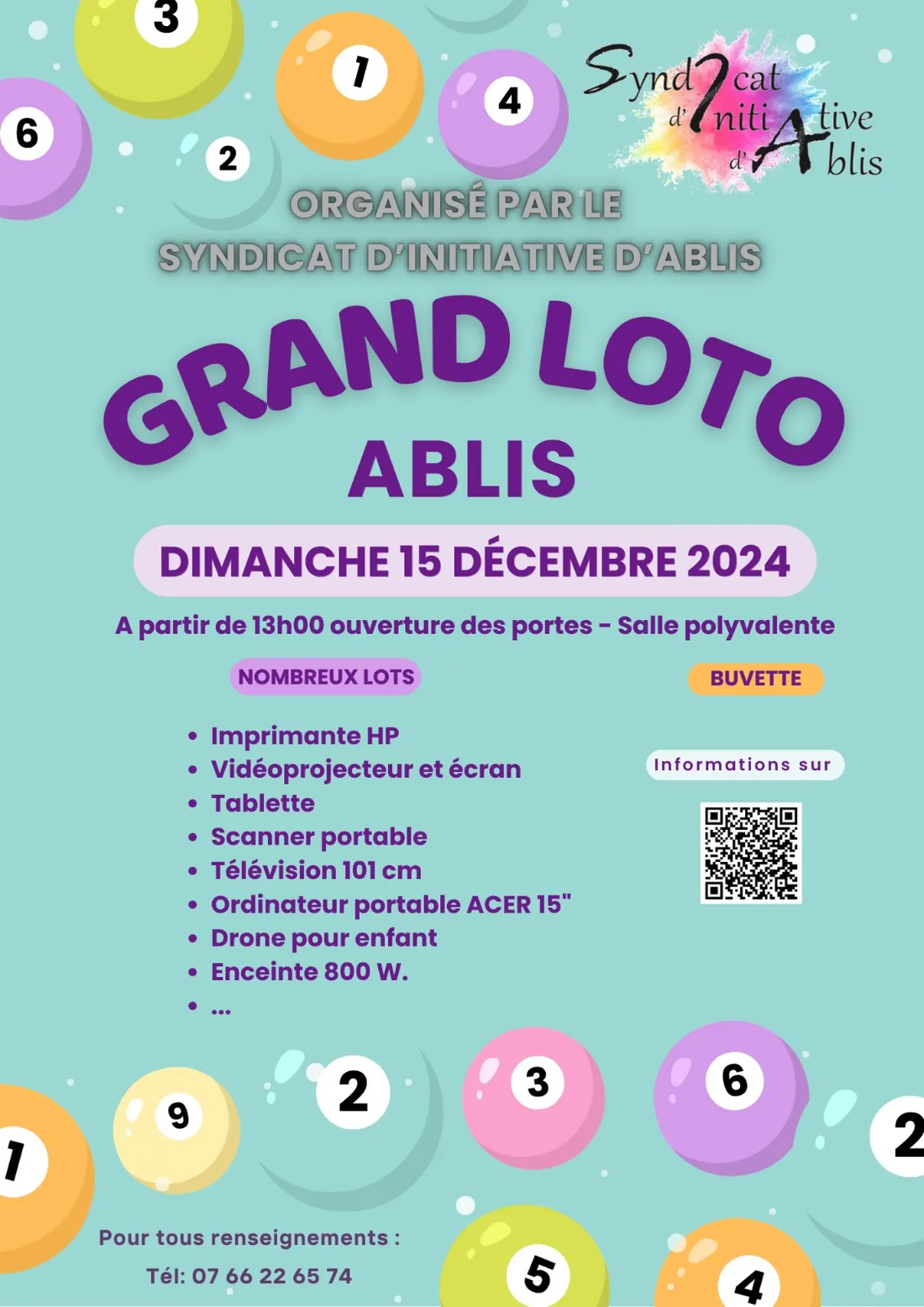 ABLIS (78) - Loto du Syndicat d'Initiative