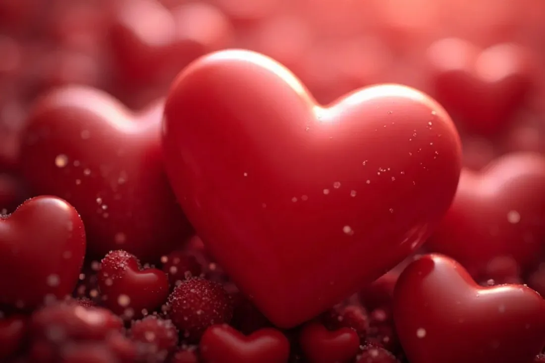 Coeur Saint-Valentin / Image d'illustration libre de droits