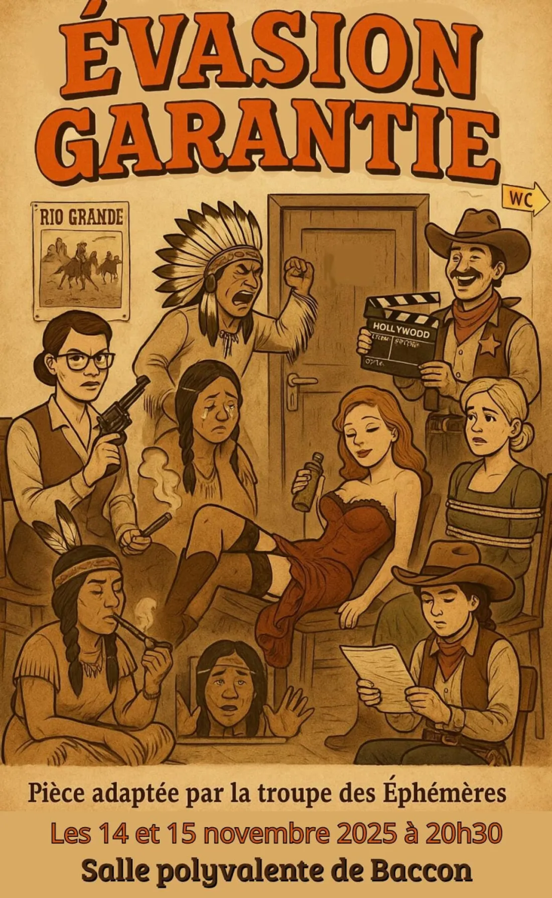 BACCON (45) - Théâtre : Évasion garantie