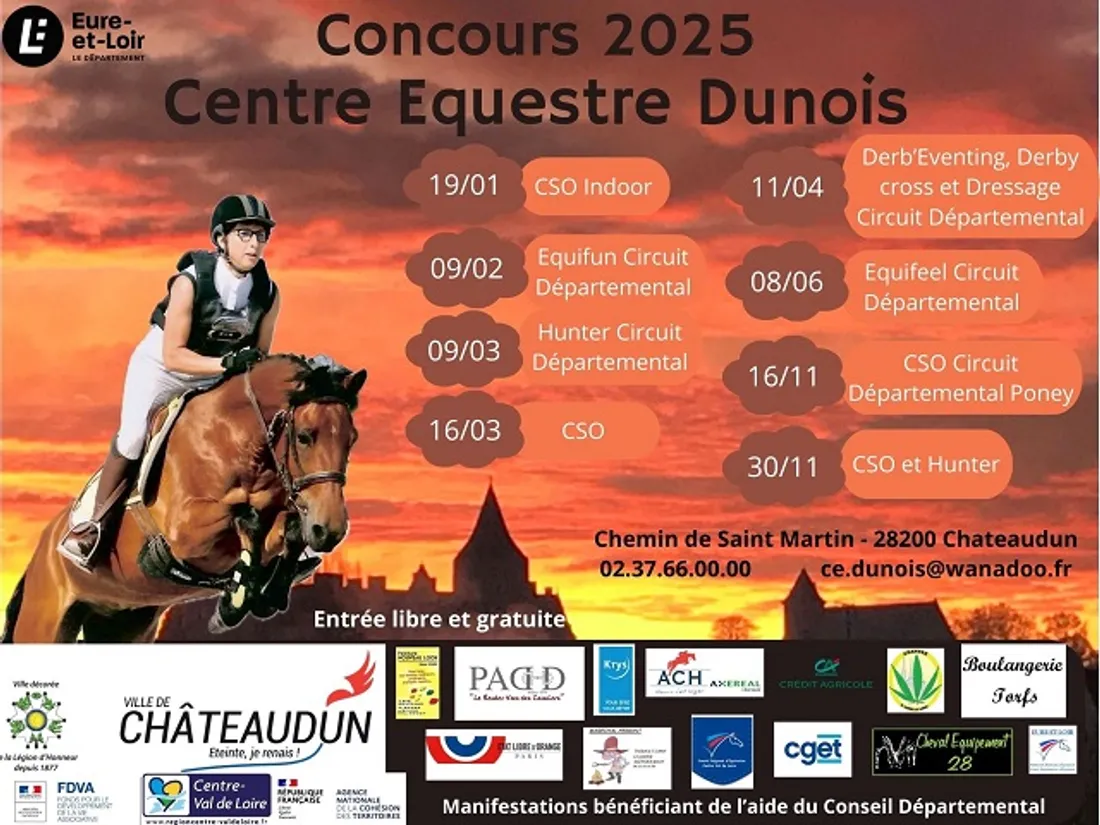 CHÂTEAUDUN  - Centre Équestre Dunois