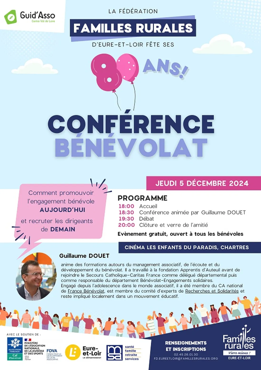 CHARTRES - Conférence bénévolat
