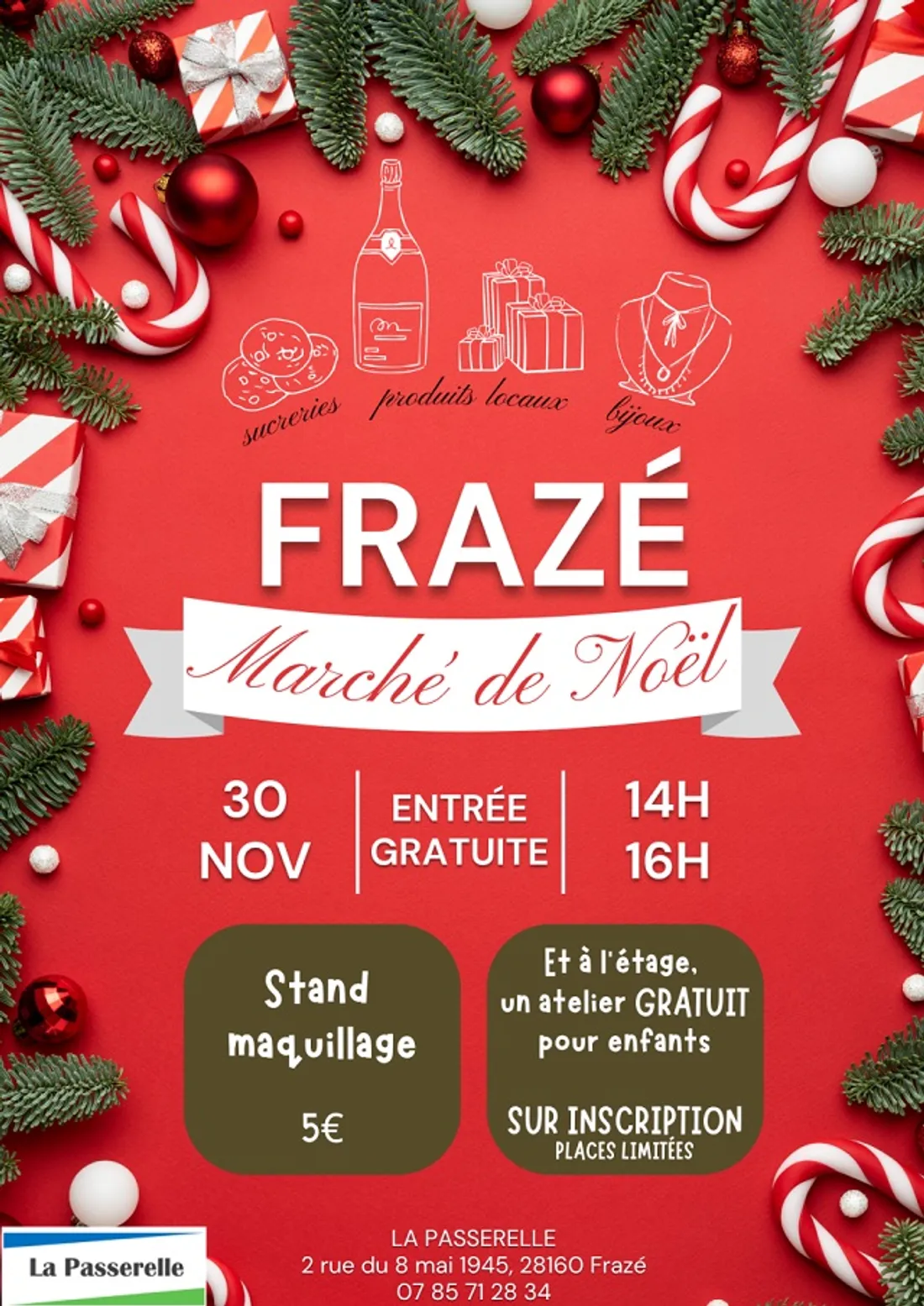 FRAZÉ - Marché de Noël à la Passerelle