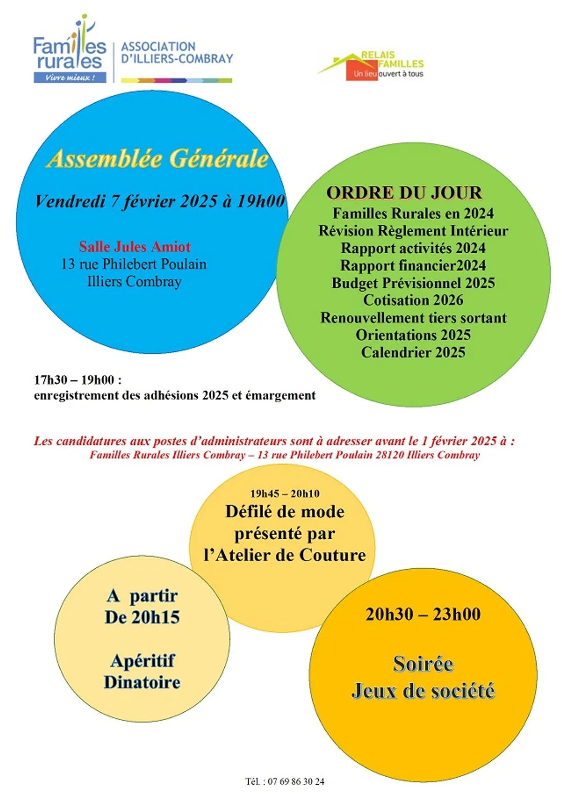 ILLIERS-COMBRAY - Assemblée générale des Familles Rurales