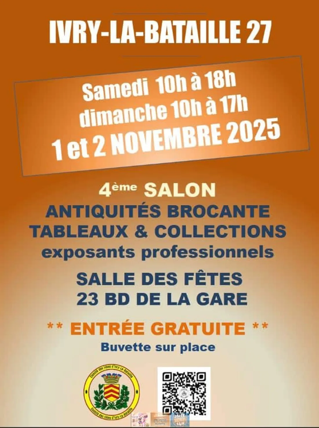 IVRY-LA-BATAILLE (27) - Salon d’antiquités et brocante