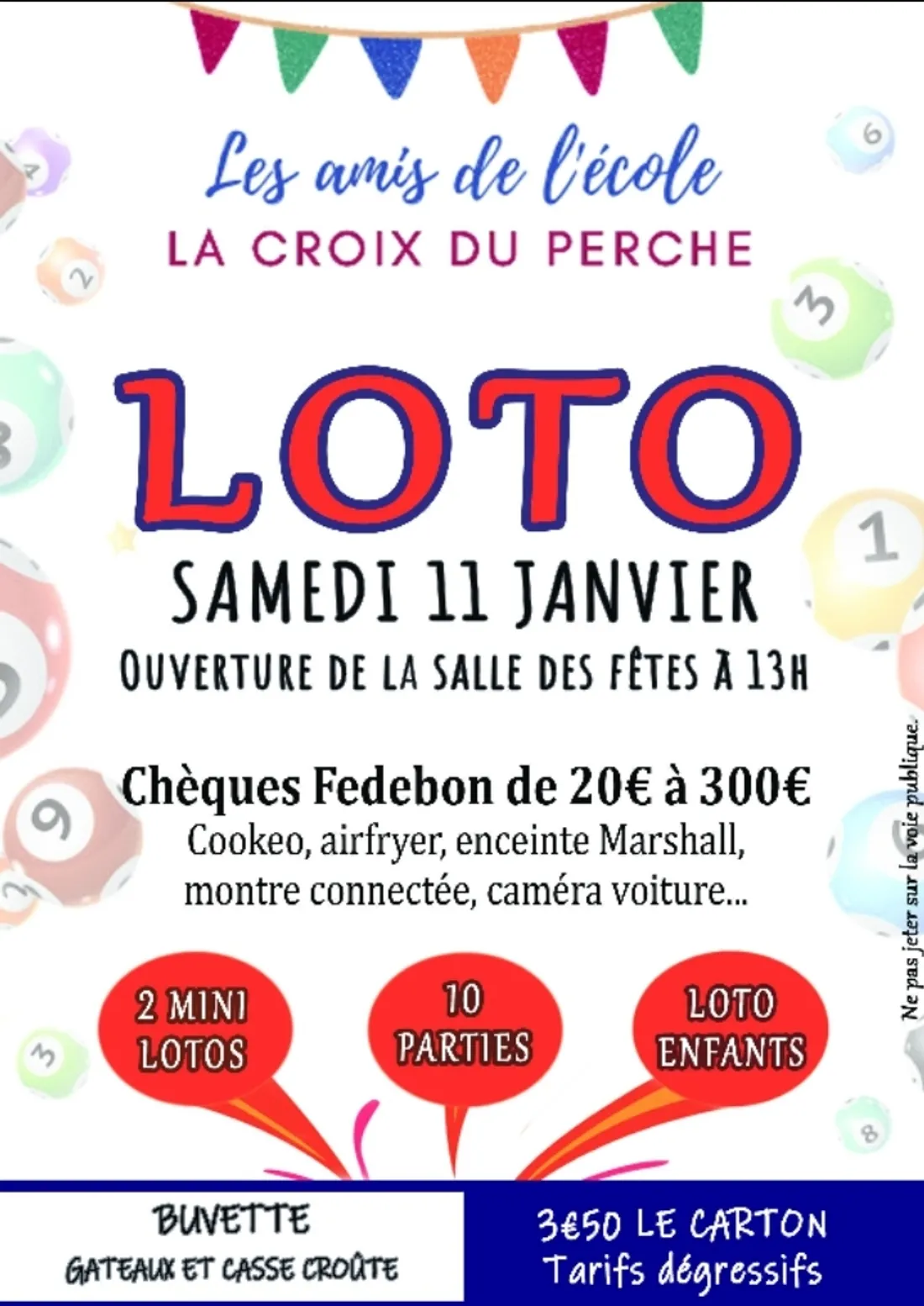 LA CROIX-DU-PERCHE - Loto des Amis de l'école
