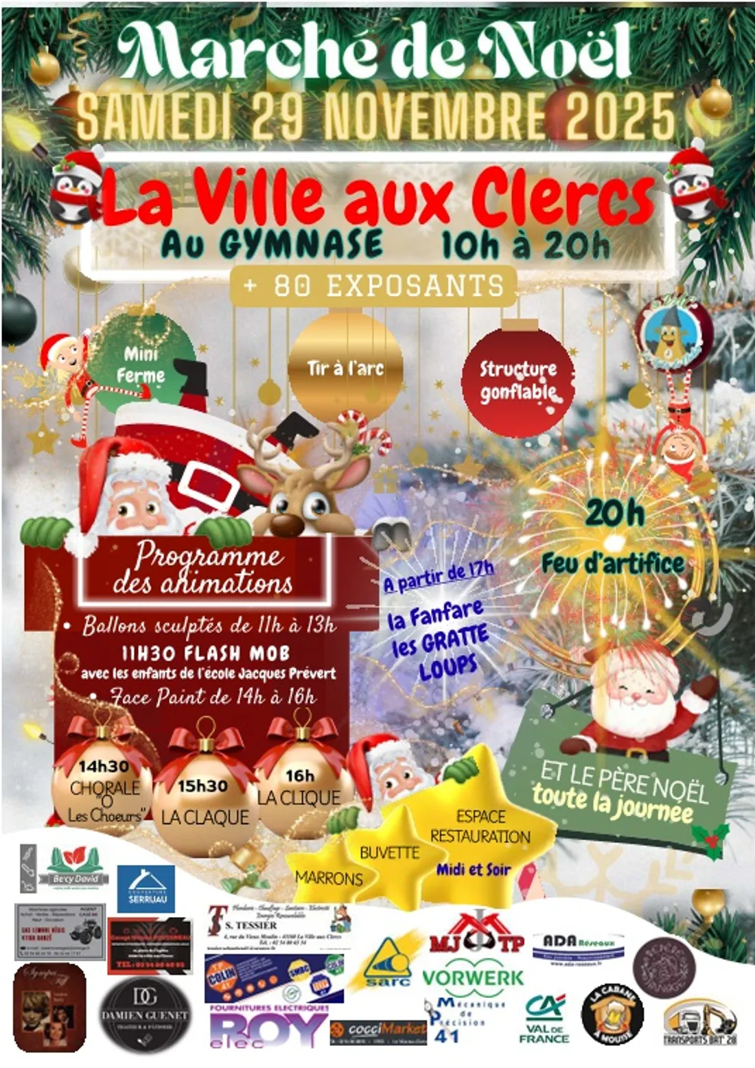 LA VILLE-AUX-CLERCS (41) - Marché de Noël