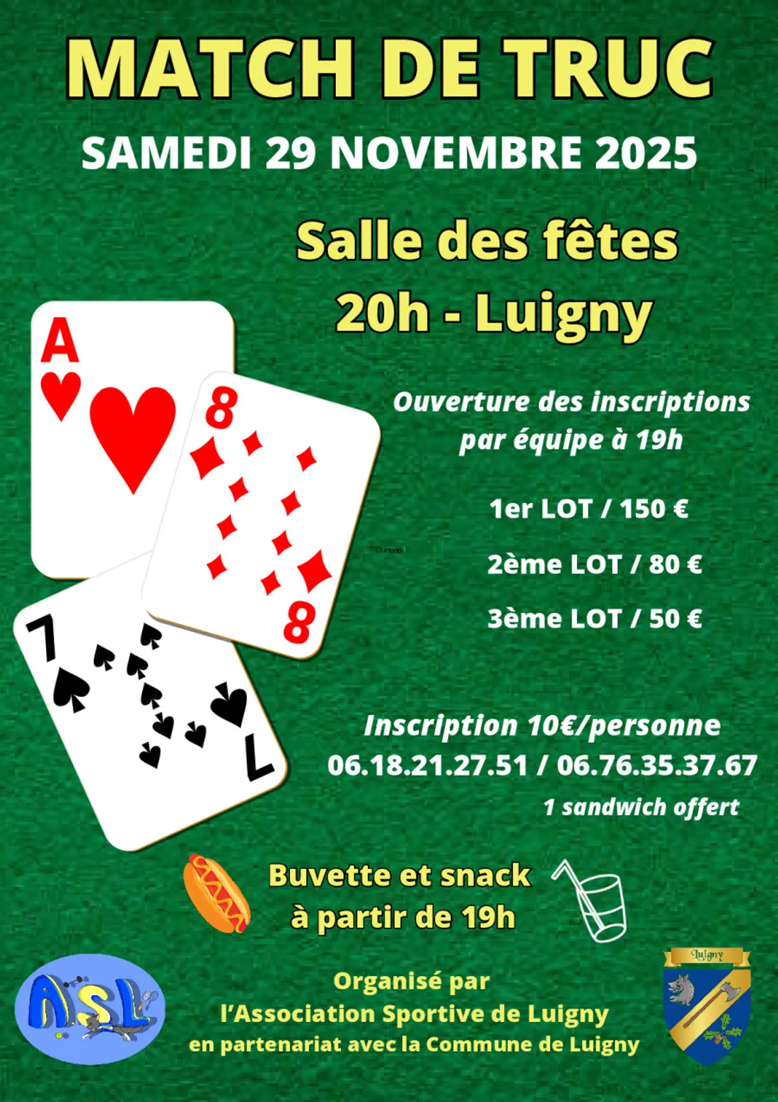 LUIGNY - Match de truc