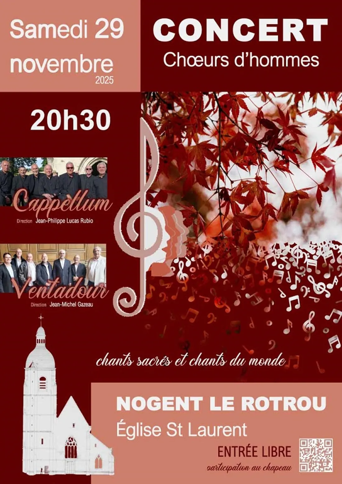 NOGENT-LE-ROTROU - Concert : Chants sacrés et chants du monde