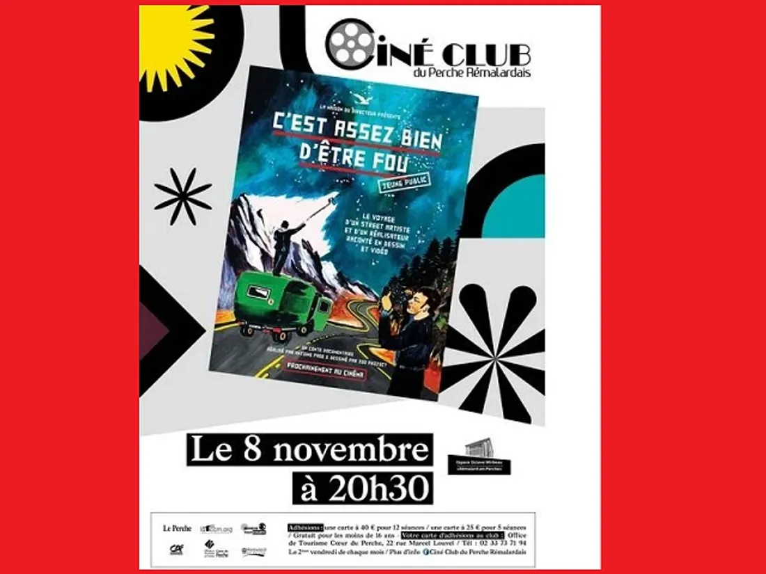 RÉMALARD (61) - Ciné Club : C'est assez bien d'être fou