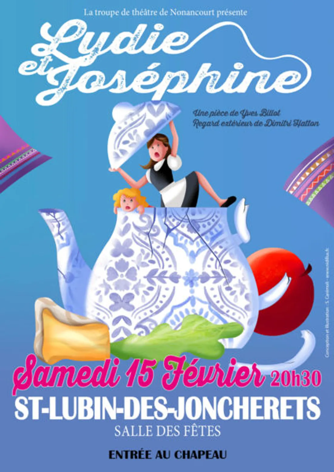 SAINT-LUBIN-DES-JONCHERETS - Théâtre : Lydie et Joséphine