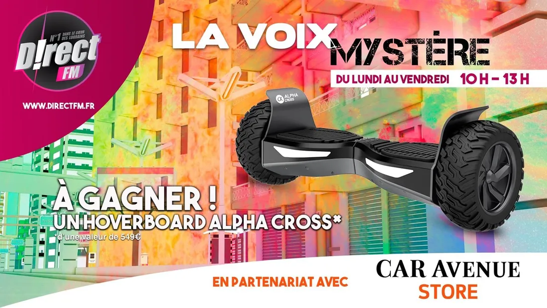 VOIX MYSTERE EN PARTENARIAT AVEC CAR AVENUE STORE