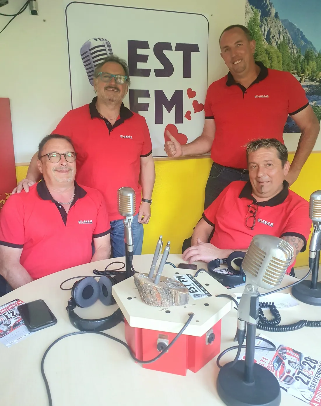 La SMAB sur EST FM (2ème slalom en côte d'Asswiller)