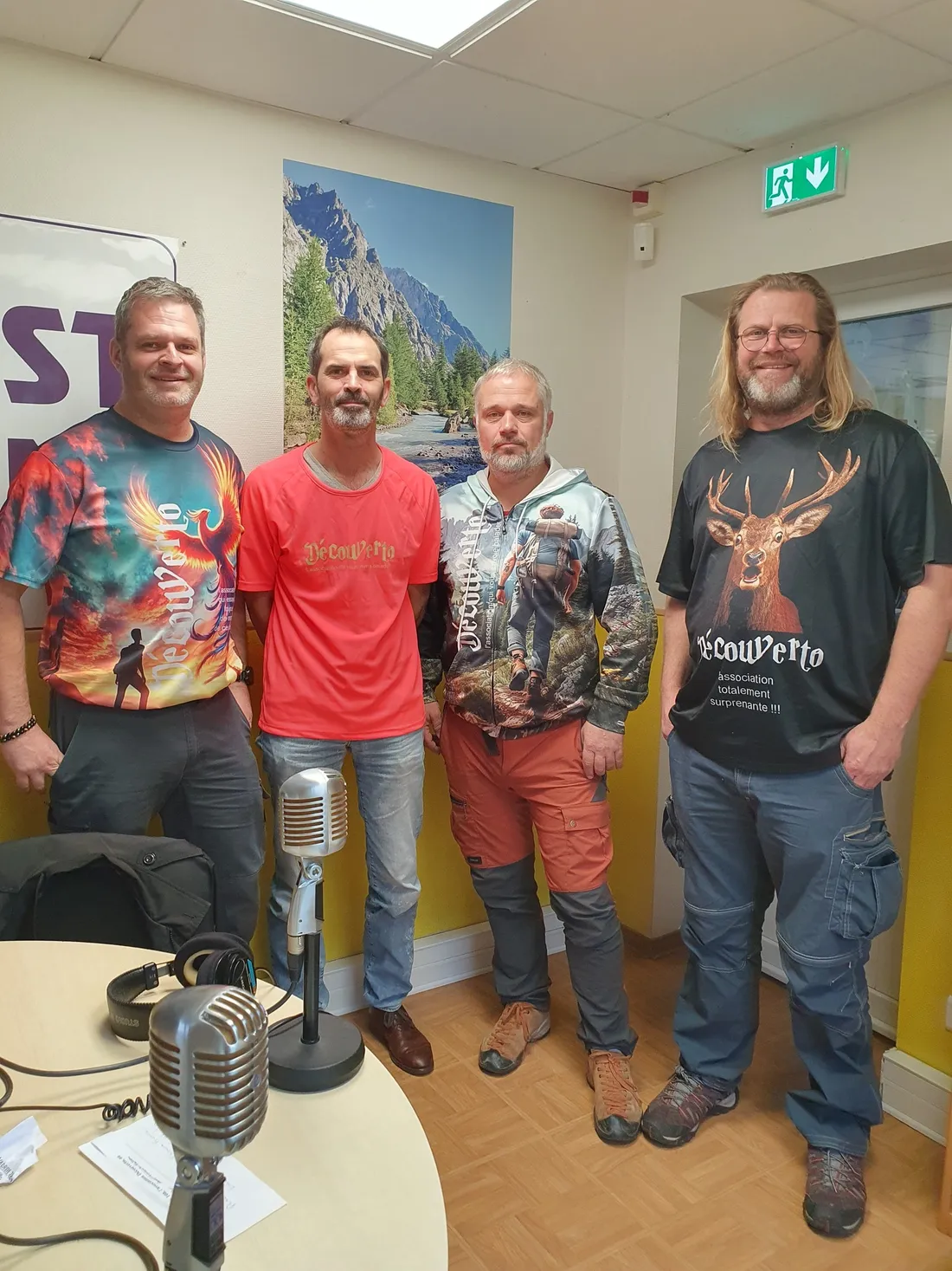 Vincent Fetter, Emmanuel Schreiber, Étienne Bunoz et Éric Ruder sur EST FM