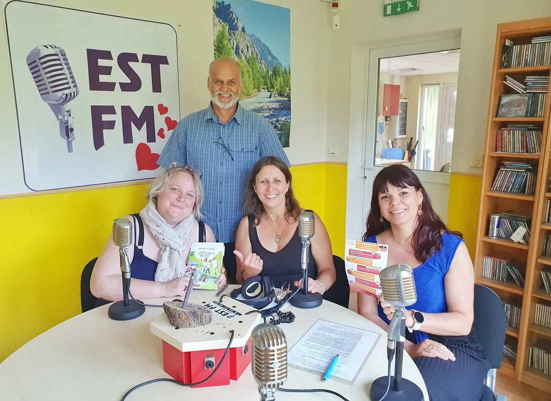 Elisabeth Carrier de l'Office de Tourisme de l'Alsace Verte et ses partenaires sur EST-FM