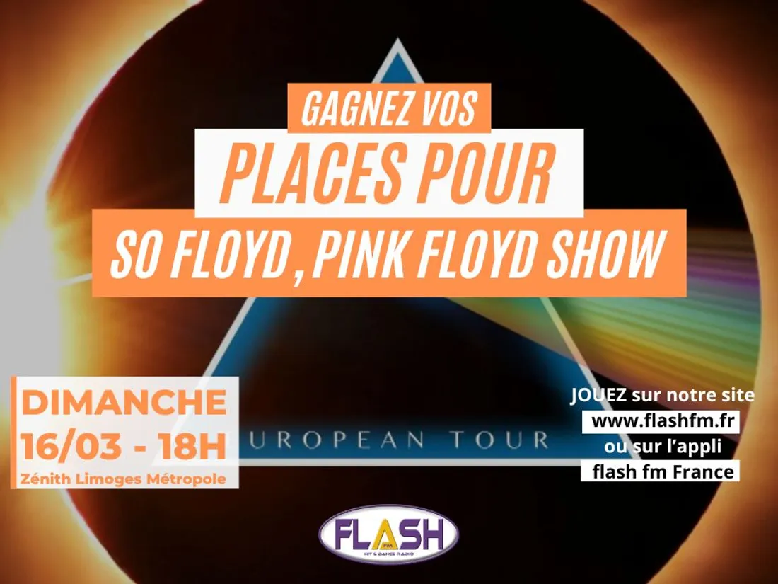 Gagnez vos places avec Flash FM pour le concert de So Floyd