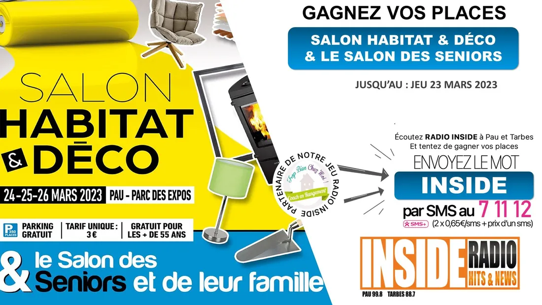 LISTE DES GAGNANTS : SALON DE L'HABITAT ET DE LA DECO/SALON DES SENIORS ET DE LEUR FAMILLE