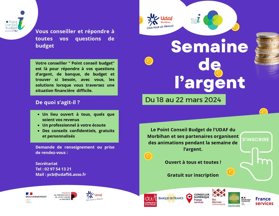 Semaine de l'argent UDAF Morbihan