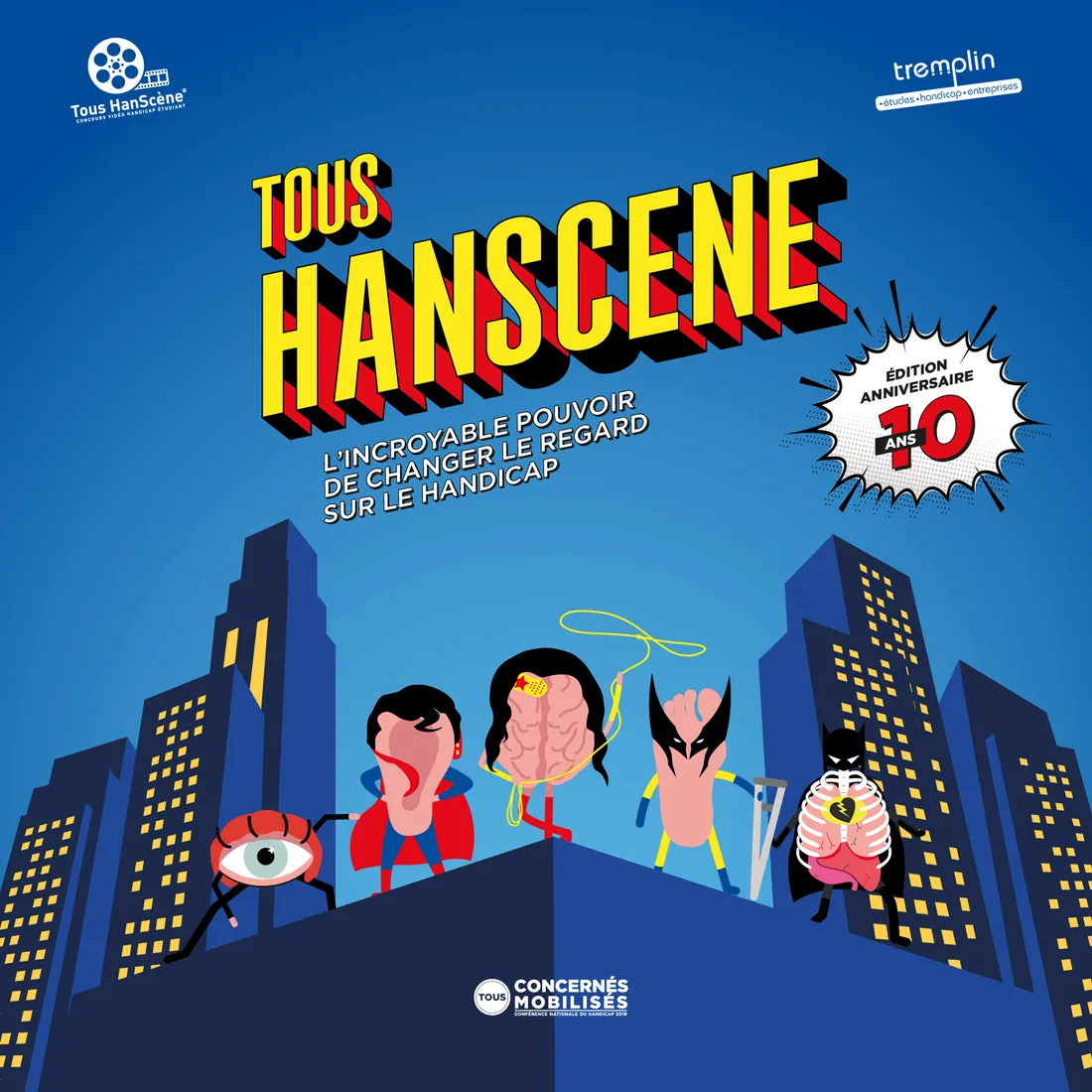 L'affiche de la 10e édition de TousHanScène.