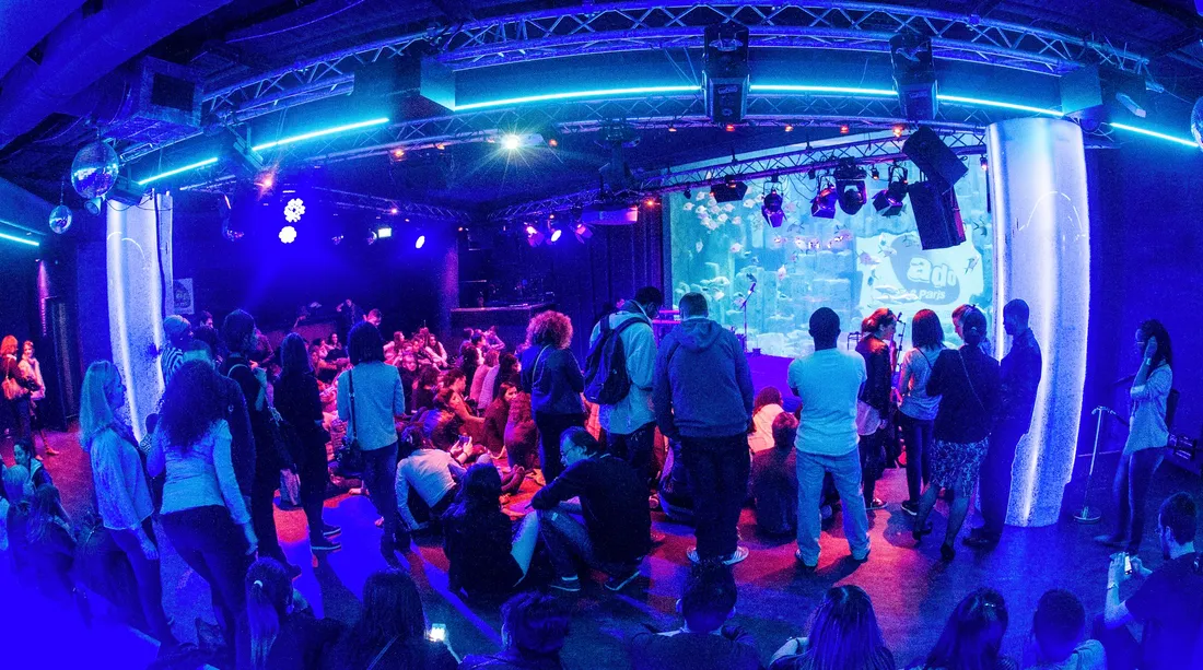 Un concert privé Ado à l'Aquaruim de Paris, en avril 2014. 