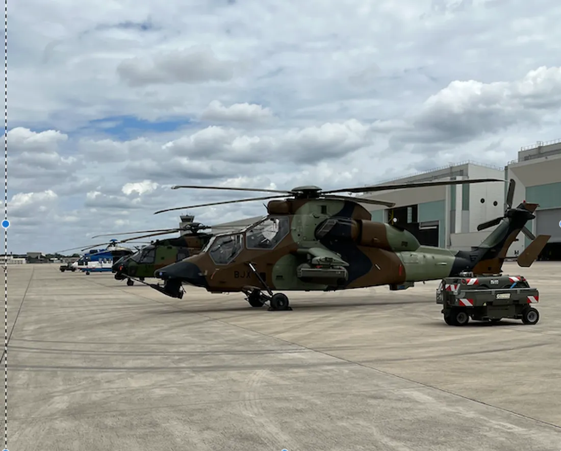 Un hélicoptère de combat