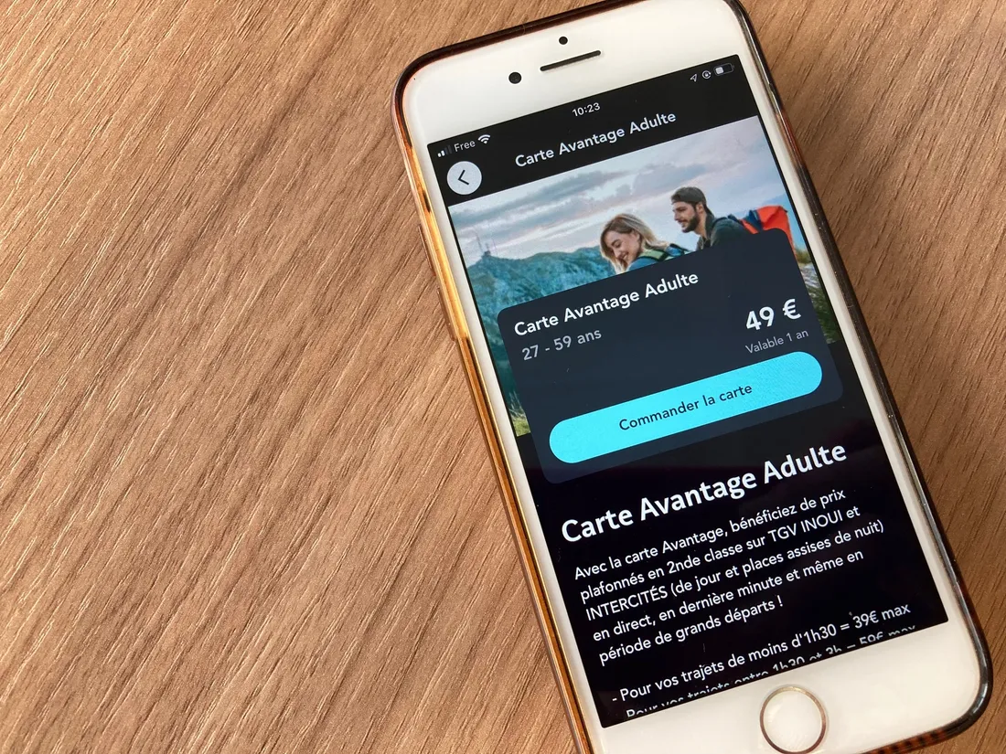 Le tarif des billets plafonnés de la carte Avantage de la SNCF augmentera de 10 euros dès la rentrée