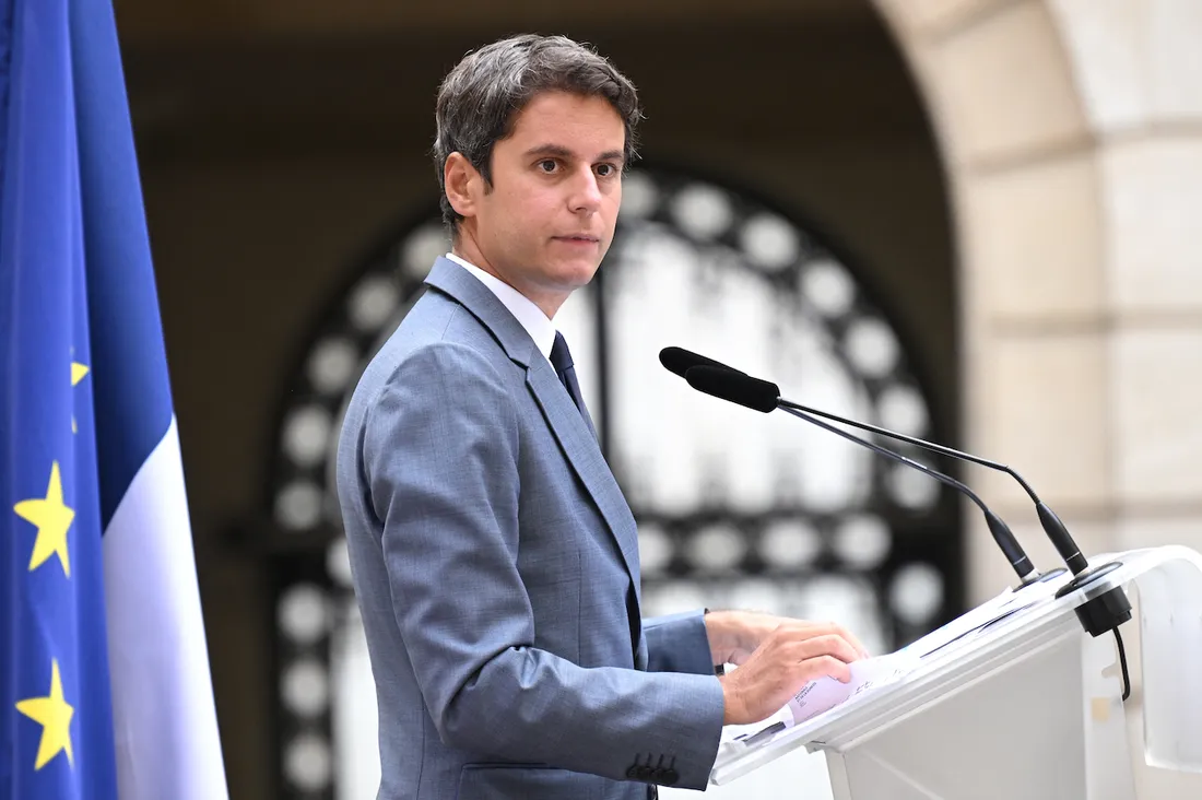 Le Premier ministre, Gabriel Attal. 