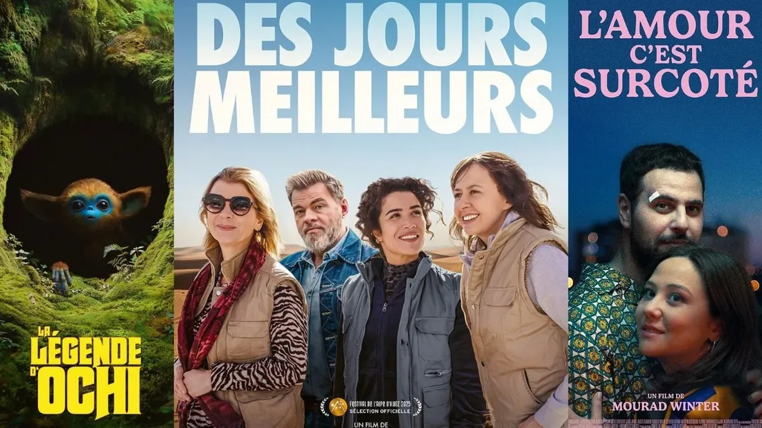 "La légende d’Ochi", "Des jours meilleurs", "L’amours c’est surcoté", au cinéma dès le 23 avril.