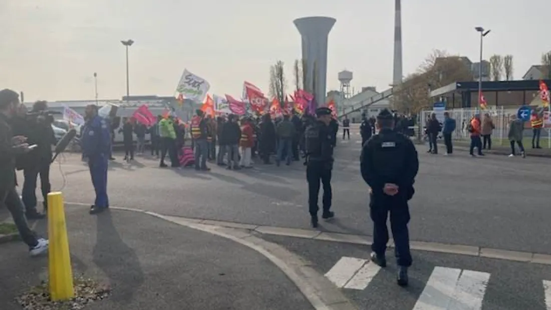 Duralex : manifestation et visite ministérielle à la Chapelle-St-Mesmin