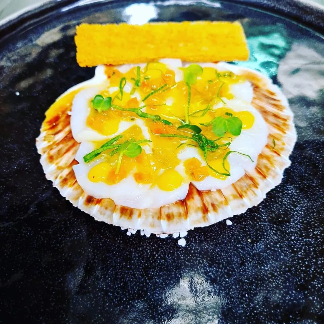 Le carpaccio de Saint-Jacques par Hervé Guttin