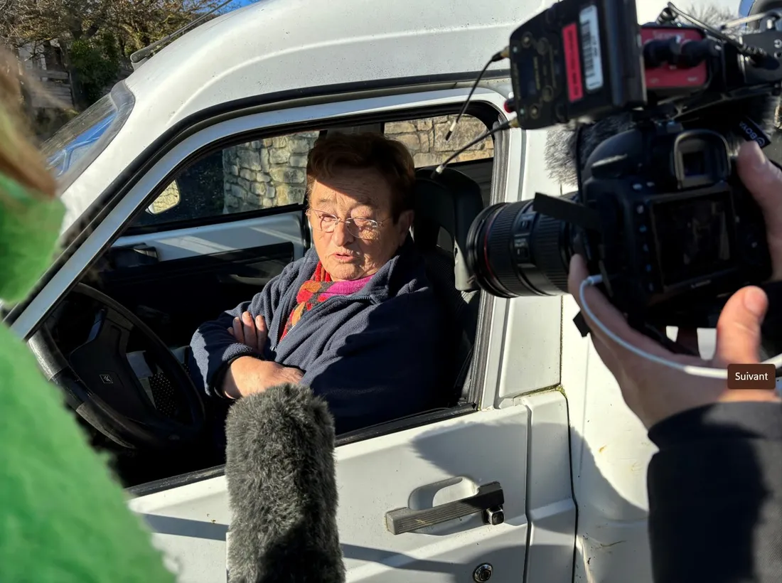 Rolande Alibert, 76 ans, maire de Camps-sur-l'Agly (Aude)