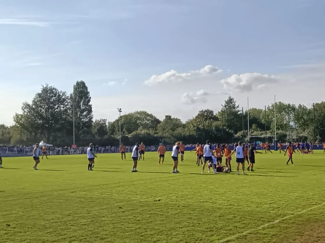 Entraînement du XV de France 