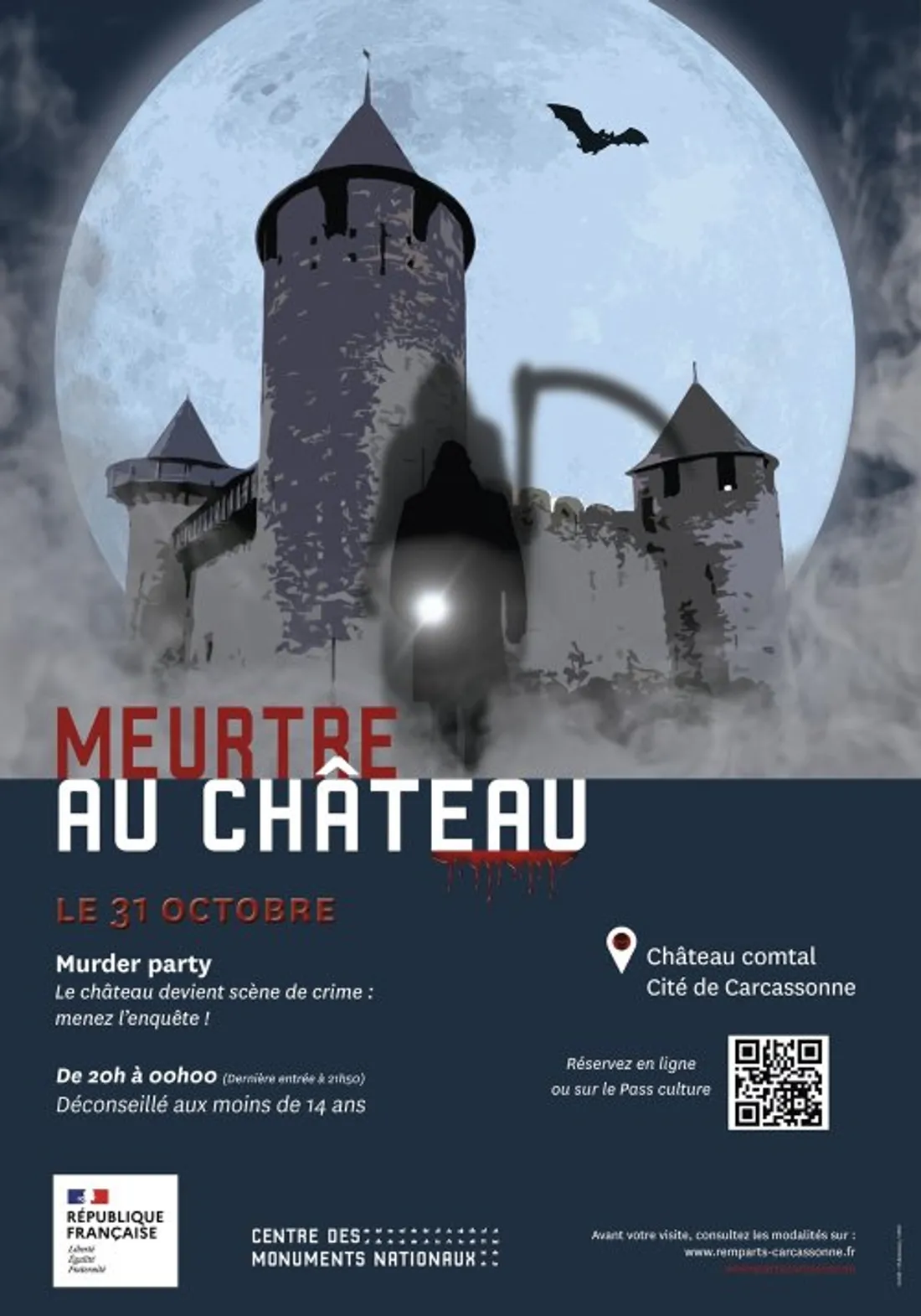 le château comtal de la Cité de Carcassonne se transforme en scène de crime grandeur nature