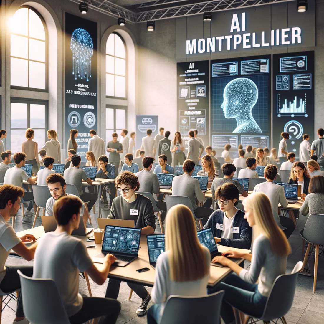 Programme de juillet des Halles de l'IA à Montpellier