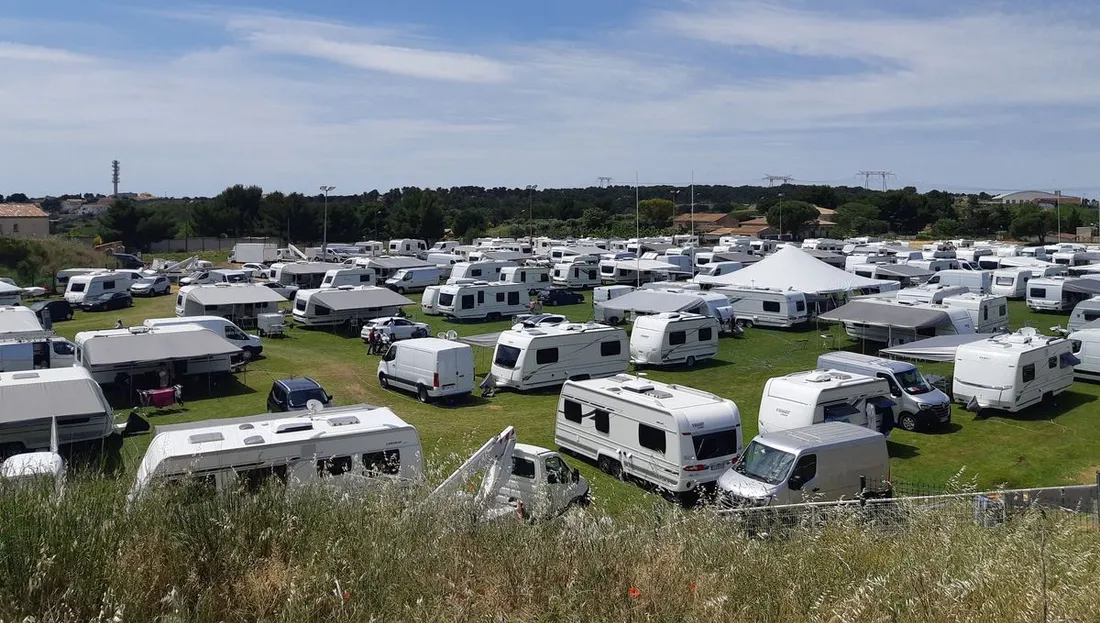 Les caravanes ont quitté Saint-Cyprien hier.