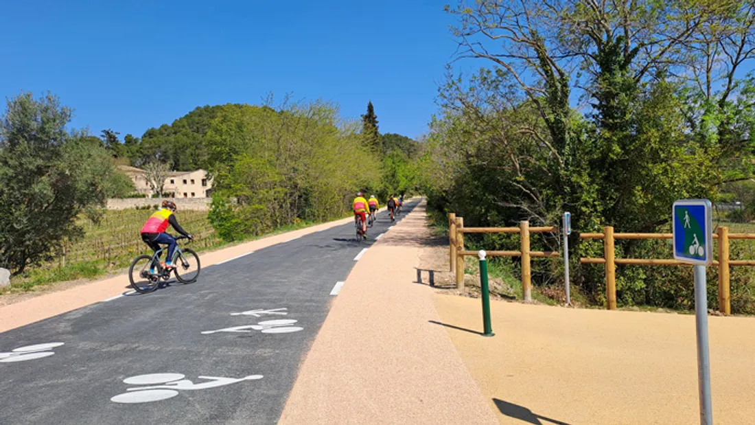 Piste cyclable St Gély Montpellier