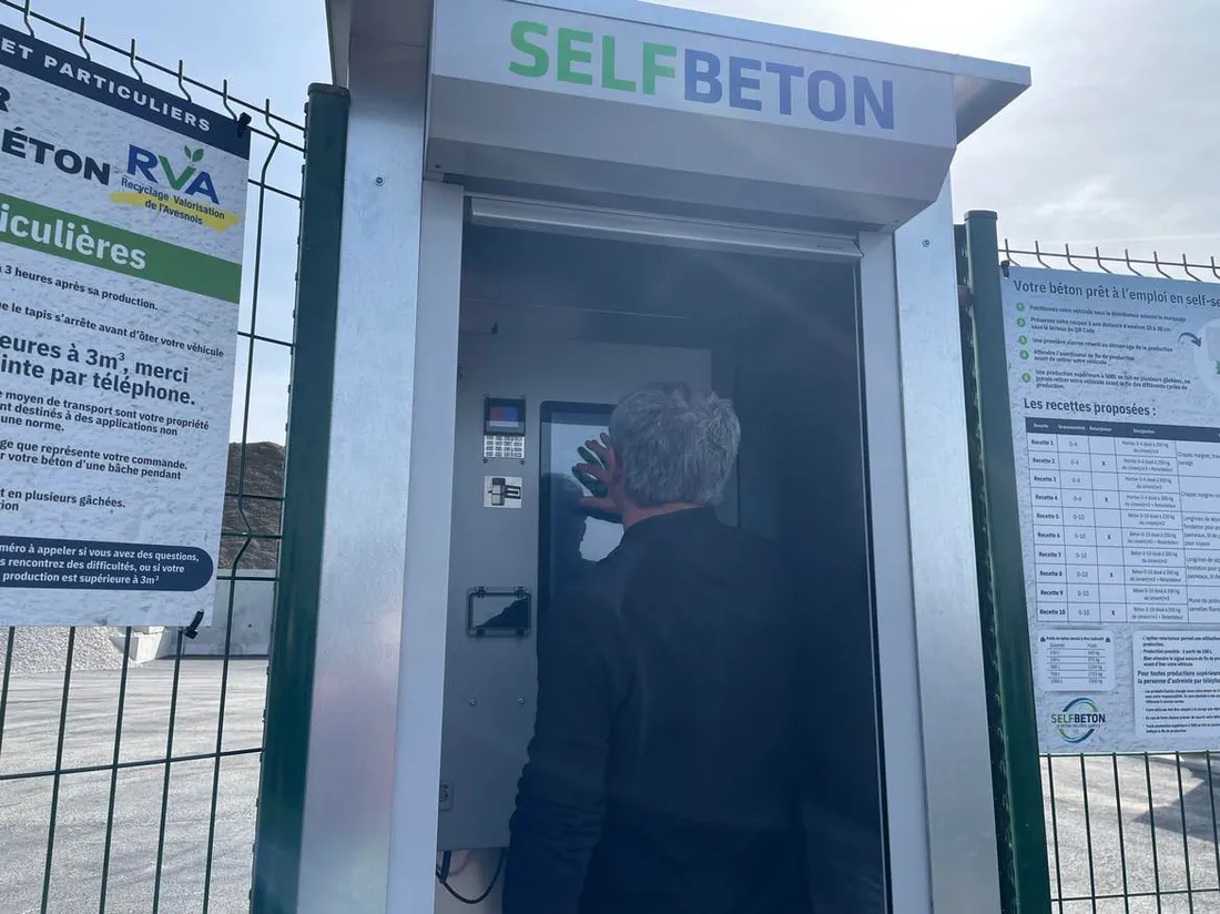 A la borne de paiement