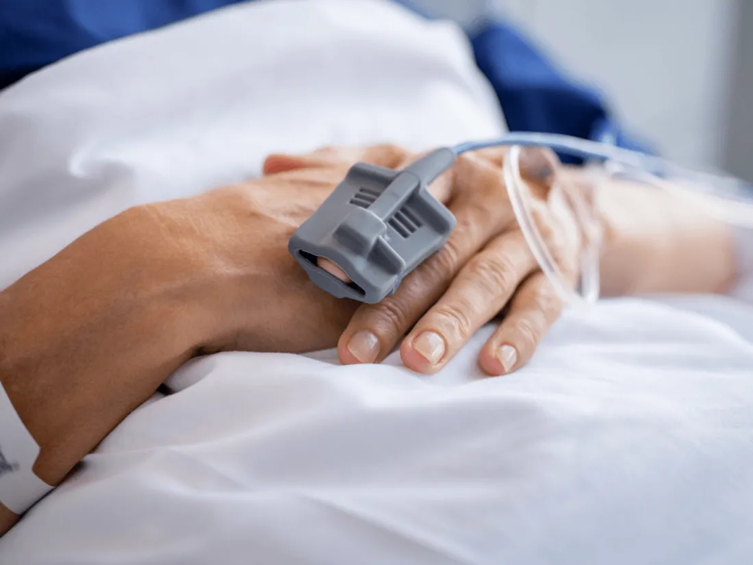 Patient à l'hôpital