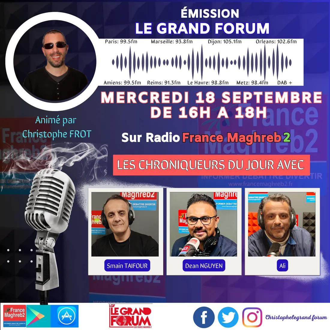 LE GRAND FORUM #LGF DU MERCREDI 18 SEPTEMBRE 2024