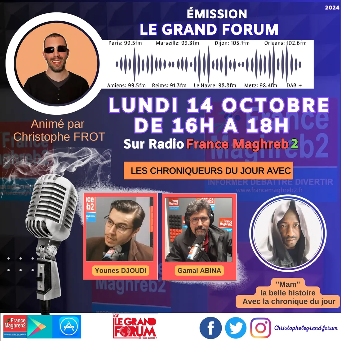Le grand forum #Lgf du lundi 14 octobre 2024