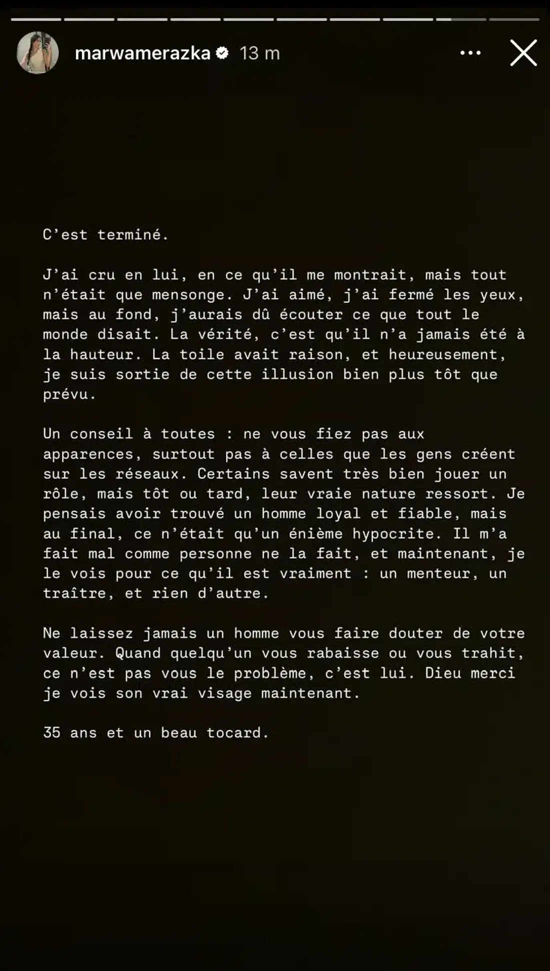 Marwa Merazka et Vincent Queijo : fin de l’histoire, début des révélations